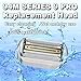 2 PACKS Series 9 Pro 94M Electric Replacement Shaver Head Compatible with Series 9 Pro Electric Razors 9290cc, 9291cc, 9370cc, 9376cc, 9293s, 9260s, 9295cc, 9385cc,(Upgraded ver.)