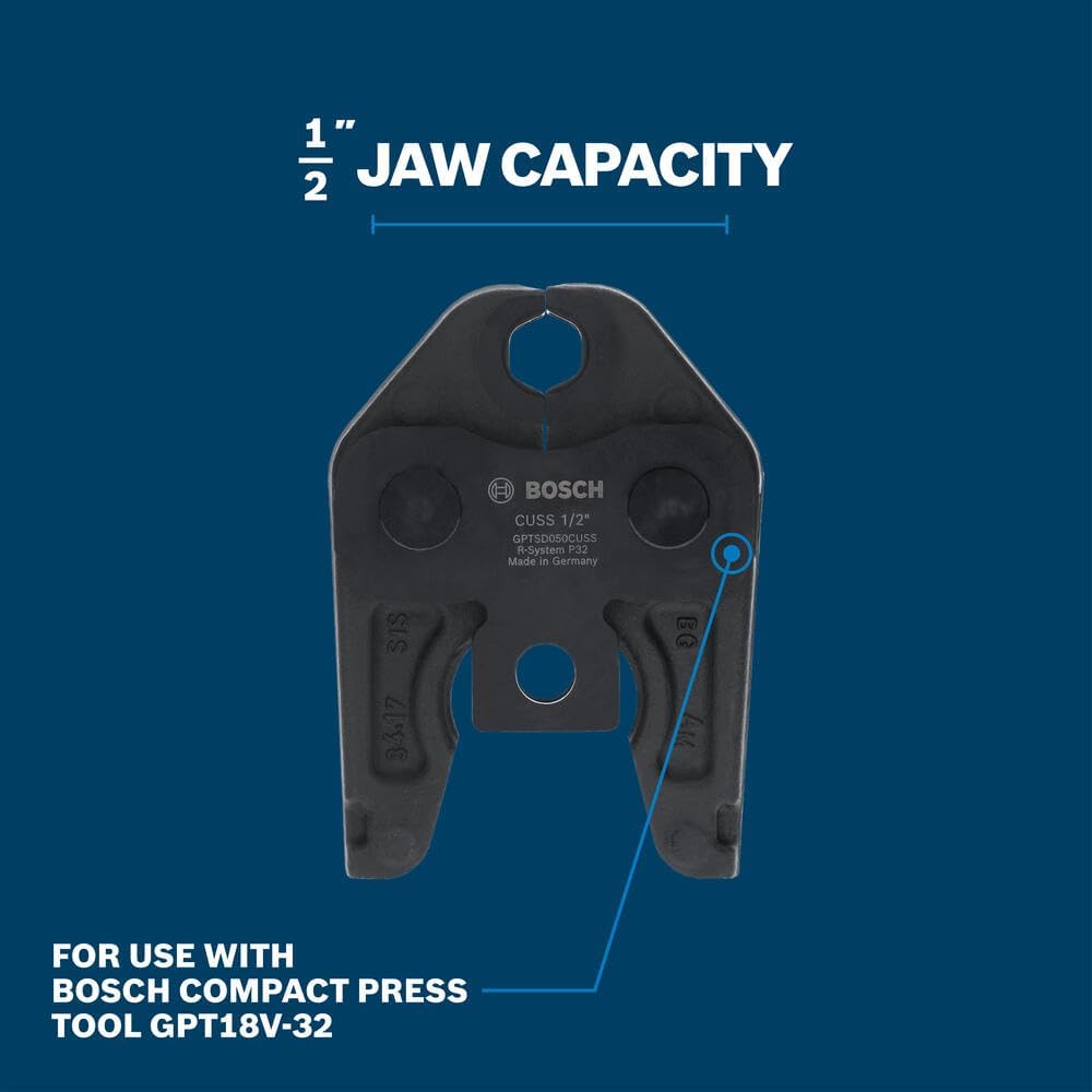 Bosch GPTSD050CUSS ½ In. Standard Press Jaw