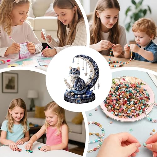 Kit de Perles 3D DIY Broderie Animal avec Guide Complet pour Débutants