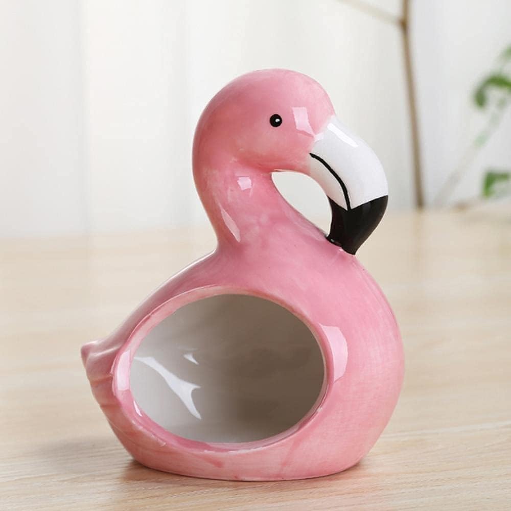 HZYDDSculptures, Ceramic Pet Supplies, Animal Hamster Nests, Squirrel Nests, Golden Bear Sculptures, Home Decoration (Color : The Bird)