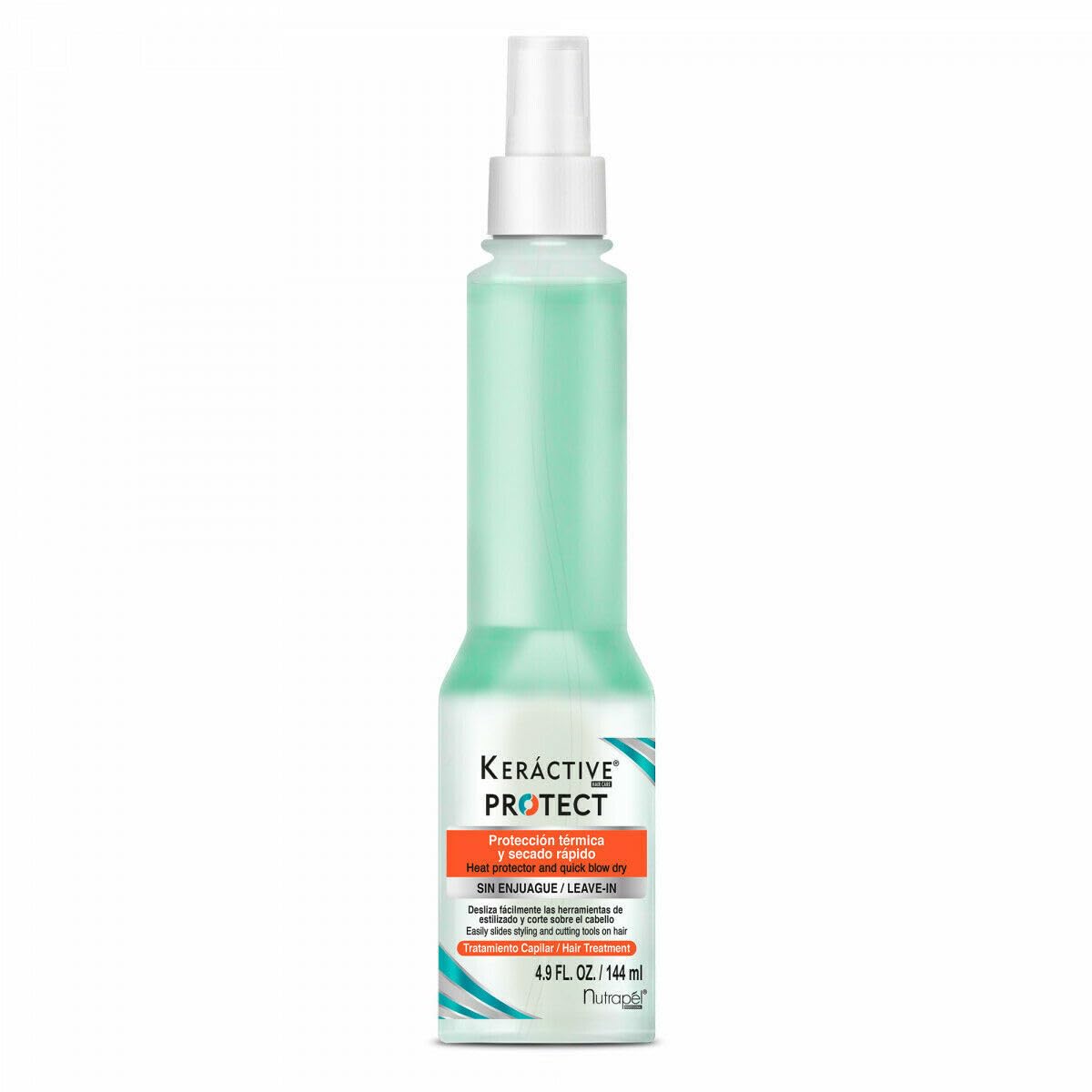 Nutrapel Keractive Protect - Heat Protectant & Quick Blow Dry 4.9 Fl Oz