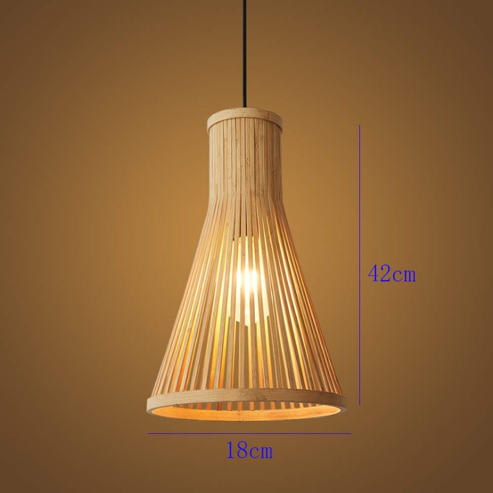 ISCBAFYX Candelier Tradicional Interior Iluminación Material Sombra fácil Instalar FIXTUR Personalidad de una luz Ajustable