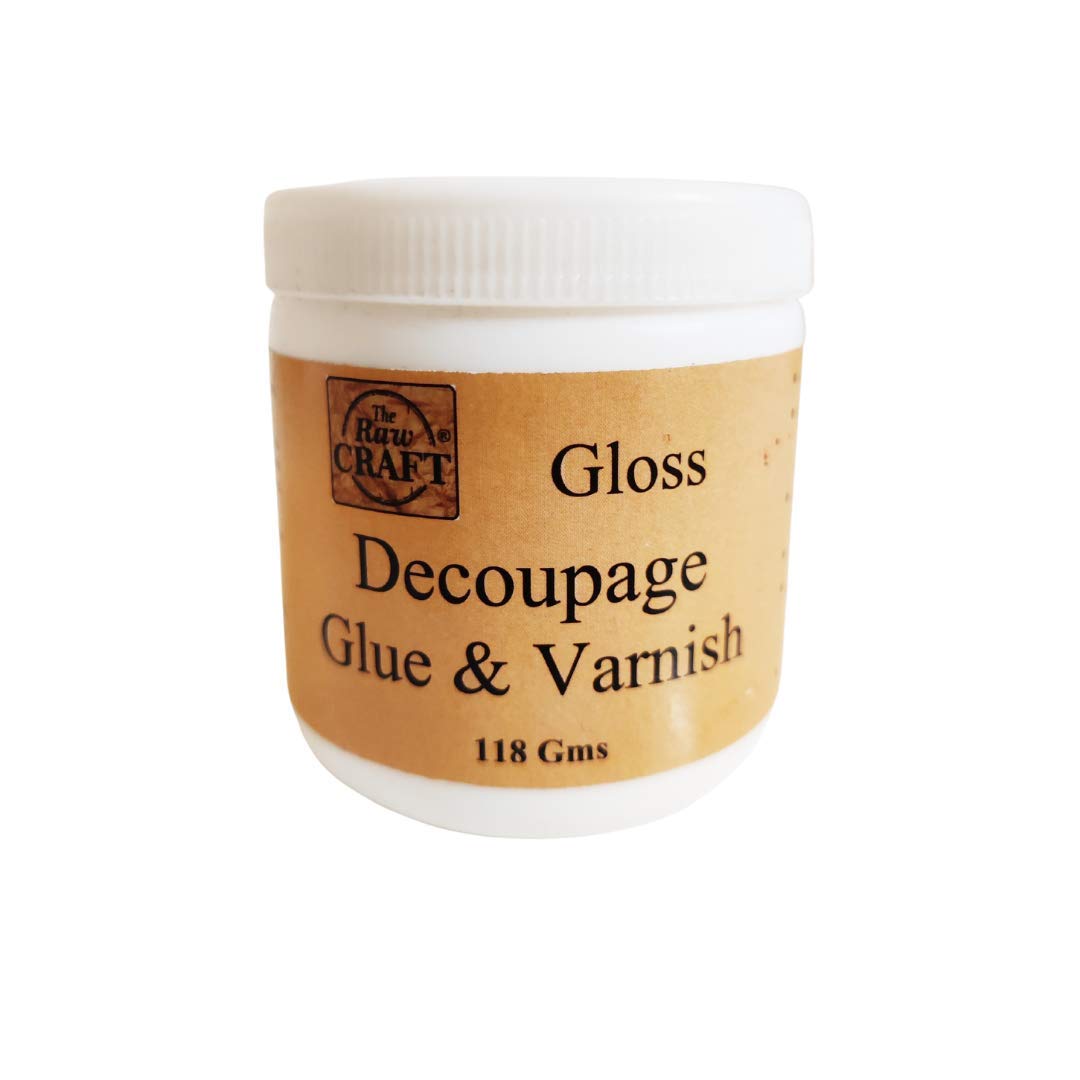 The Raw Craft Decoupage Glue and Varnish Glossy Finish 2 in 1 118 Grams-image-40