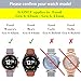 iDaPro Screen Protector for Fossil Men's GEN 6 / Women's GEN 6 Smartwatch [4 Pack] Tempered Glass Anti-Scratch Bubble-Free Easy Installation