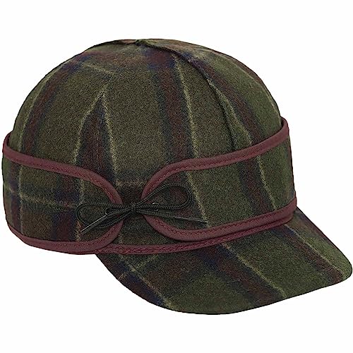 Stormy Kromer The Sidekick Cap – Wool Winter Hat with Ear Flaps, Brimmed Women's Cap
