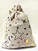 hellensp 20 Pack 5.1x 7 Inch Star Burlap Drawstring Bags Gift Bags Packing Storage Linen Jewelry Pouches Sacks for Christmas Wedding Party Shower Birthday