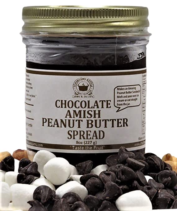 Chocolate Amish Peanut Butter Spread, 8 oz