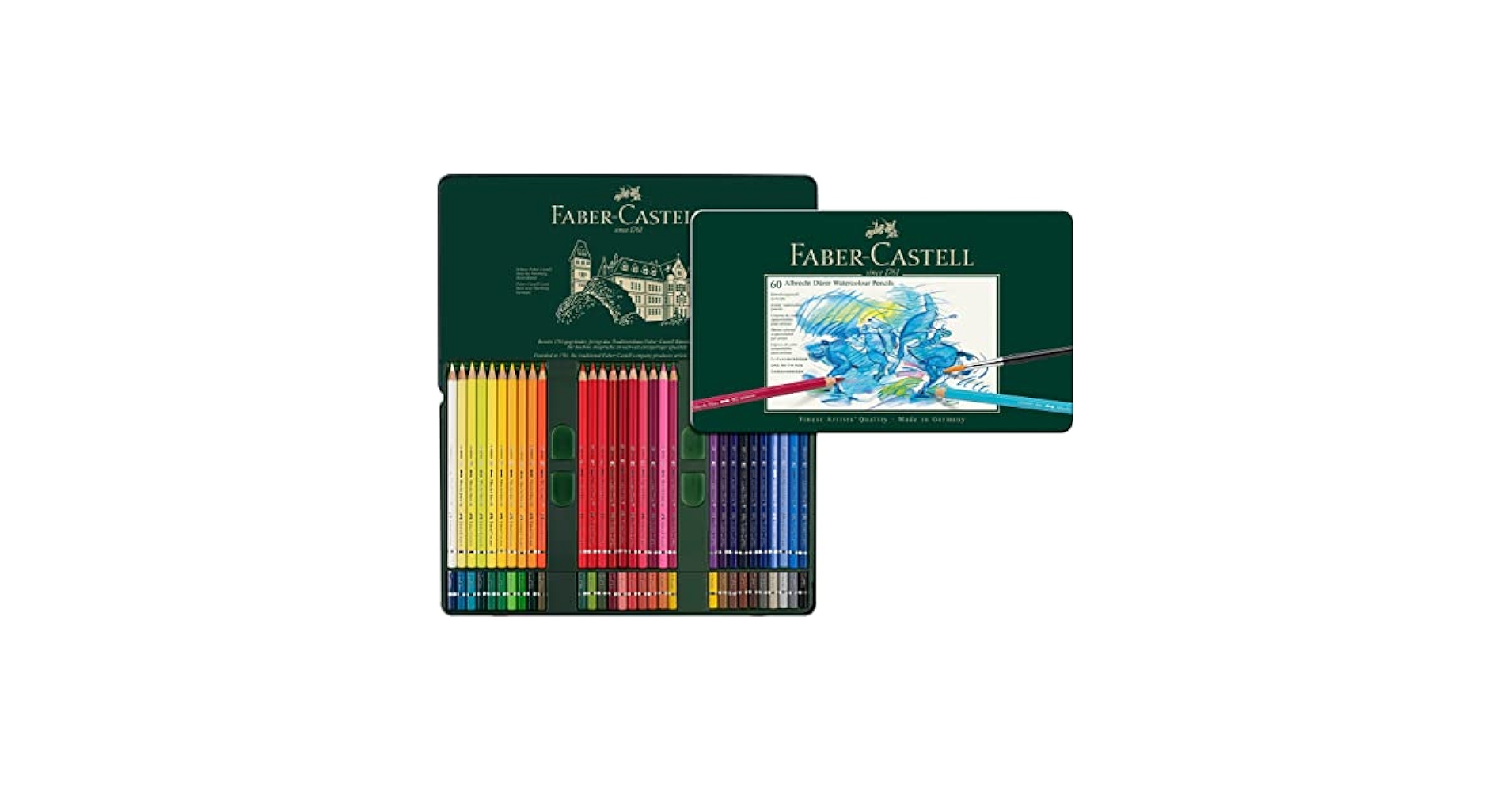 Faber-Castell Albrecht Dürer 水彩色鉛筆 60本 Albrecht Dürer watercolour pencil, tin of 60