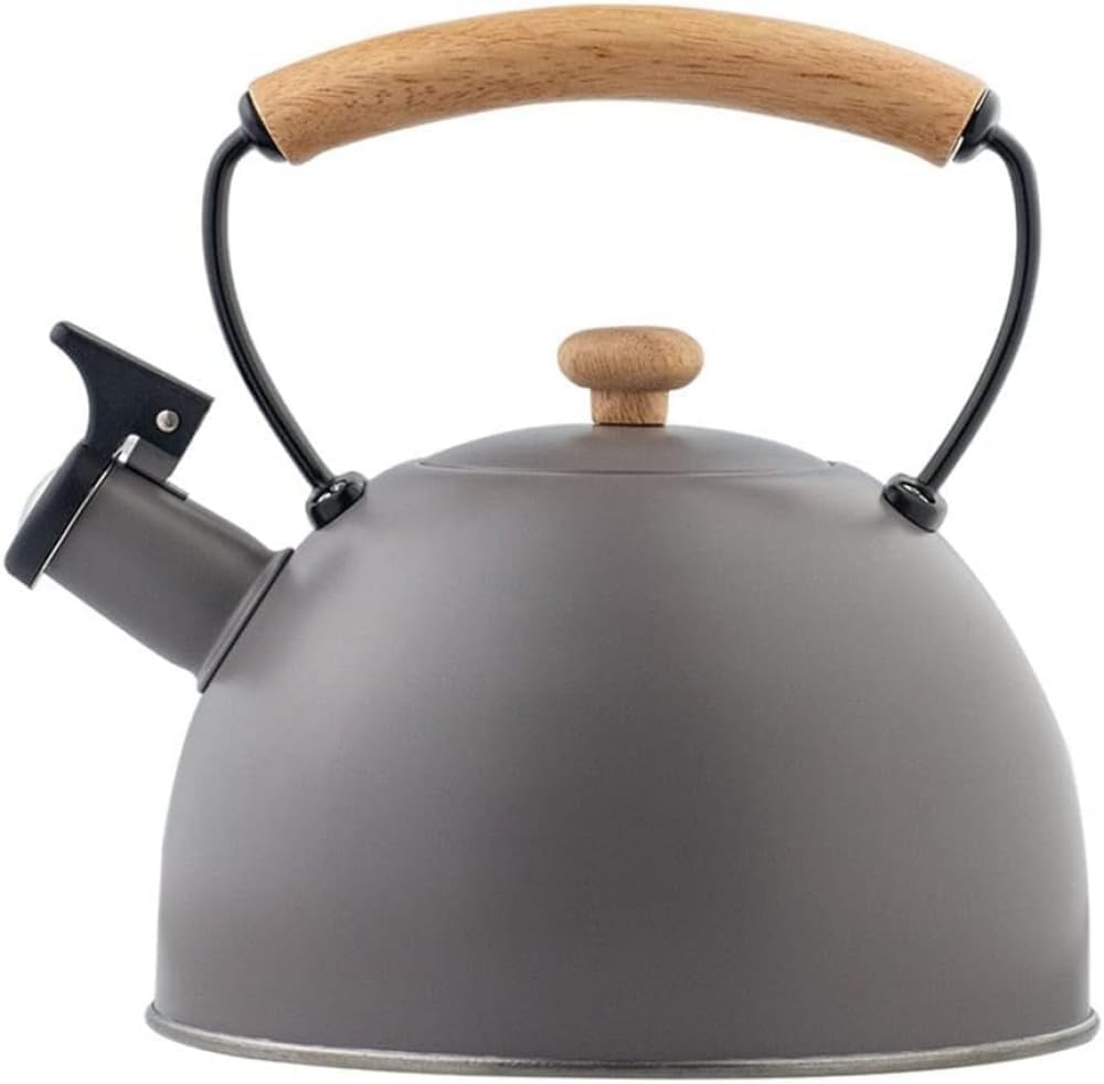 Tea kettle, Portable Whistle Kettle Water Boiler Teapot Kitchen Supplies Tableware