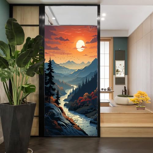 Vinilo adhesivo para ventana con diseño frosted 17.7x23.6 in miniatura 4