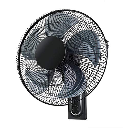 FOOSKOO Ventilatore Parete 18 Pollici A 3 velocità 55-Watt Elettrico Punch-Libero Wall-Mounted Fan...