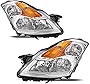 JSBOYAT Headlight Assembly Replacement for 2007-2009 Nissan Altima Sedan 4 Door Halogen Headlamp Driver and Passenger Side