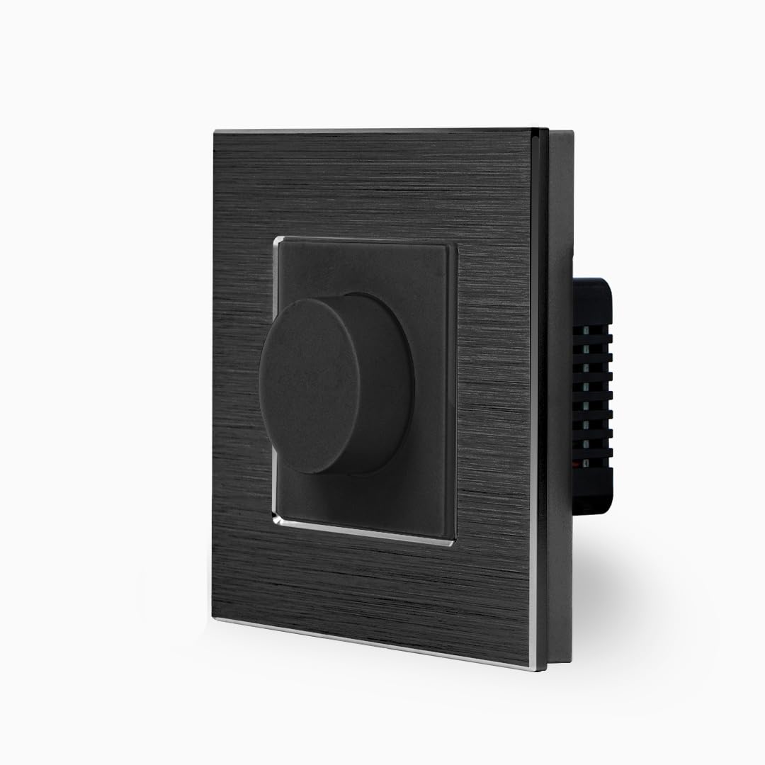 Luxus-Time LUX SERIE - Interruttore Della Luce Touch Da Parete Con Sensore Di Vetro, Interruttore Di Commutazione, Prese Schuko USB, Cat Bianco, Nero, Oro (modulo: Presa Con Coperchio, Bianco - Foto 8