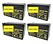 Produktbild 4X AGM 12V 7,2Ah Bleiakku WP7.2-12 VDs Akku, Faston 6,3mm kompatibel Bleigel Gel Akku 7Ah 8Ah 9Ah USV