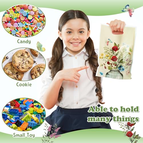 Arowlwesh AW-VINTAGE FLOWER BAGS 50P Vintage Wildflower Party Favor Bags thumb #3