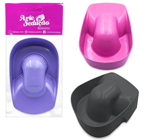 Kit com 1 Bacia para Pés Pedicure e 1 Tigela Anatômica para Mãos Manicure