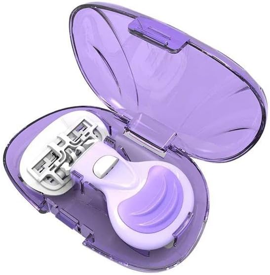 vietnam Mini Ultra Smooth Hair Removal Razor 4 Stainless Steel Blades Travel-Friendly Case for Women (Underarms, Hands, Legs, Bikini Hair)