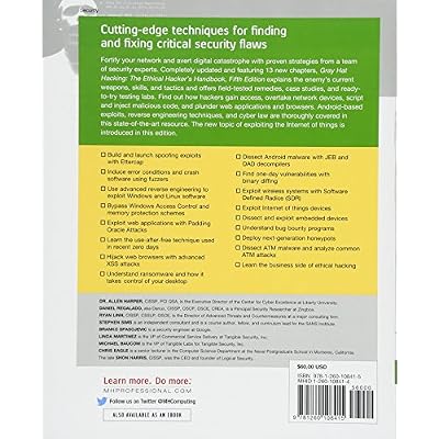 Gray Hat Hacking: The Ethical Hacker's Handbook, Fifth Edition 5th Edition