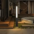 MVBT High 71 Inches Landscape Path Light, Outdoor Modern Luxury LED IP54 Waterproof Landscape Bollard Lighting for Lawn Patio Courtyard Driveway Pathway Decoration with High Voltage Wired