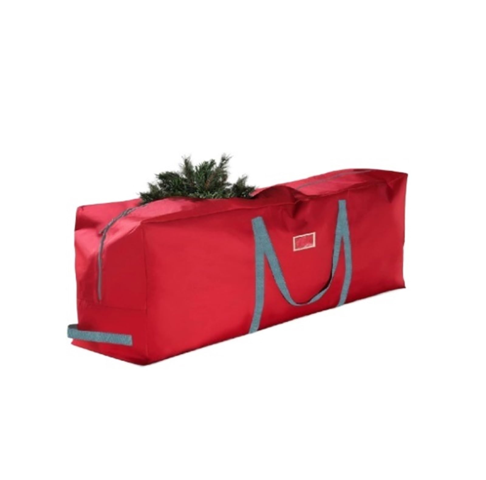 Baumtasche Weihnachtsbaum-Aufbewahrungstasche Mit Griff Und Reißverschluss, Faltbare Rote Aufbewahrungstasche Weihnachtslagerung