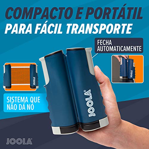 JOOLA Retractable Ping Pong Net for Any Table - Portable Table Tennis Net and Post Set Stretches 5.75' & Clamps Up to 2" Thick - Optional Racket and Ball Set, Games for Family - image 6