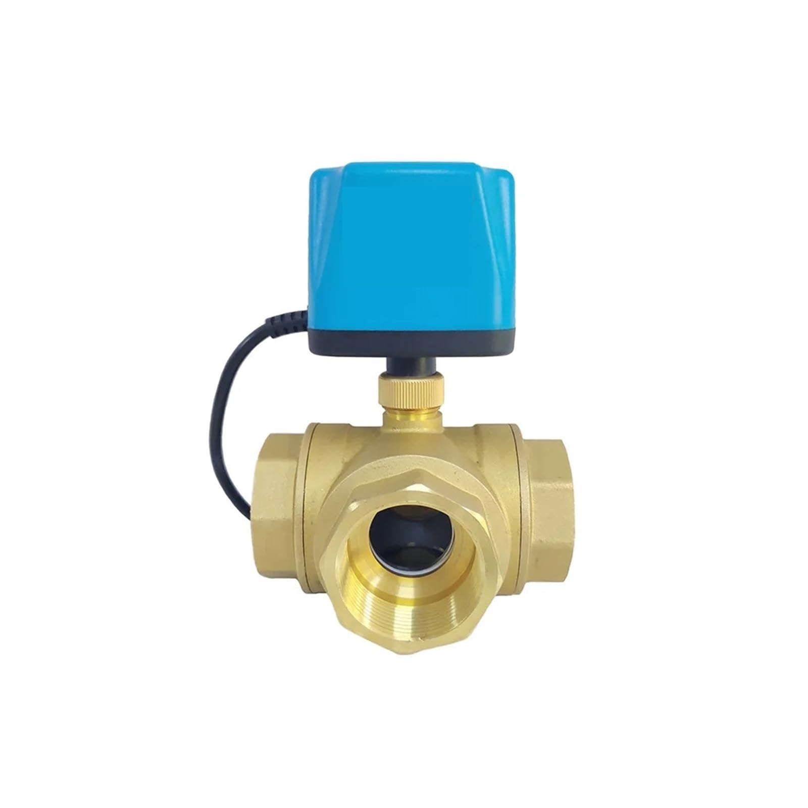 Válvula de bola, Válvula De Agua Inteligente WiFi, Bola Eléctrica Motorizada 3 Vías, Interruptor, Aplicación Sincronización(1/2")