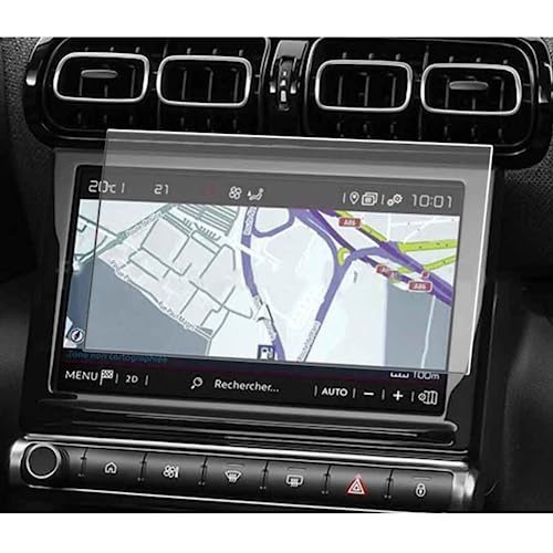 Film écran verre trempé autoradio Citroën C3 protection anti-traces navigation GPS