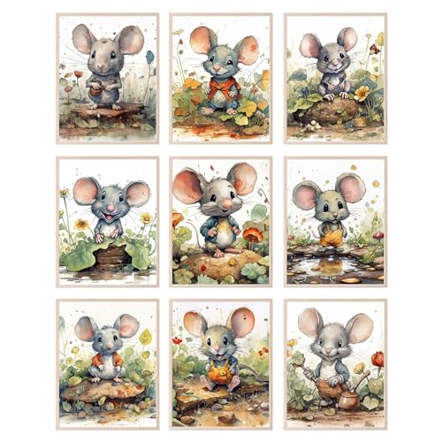 Décoration murale en forme de souris pour habiller un mur de chambre d'enfant