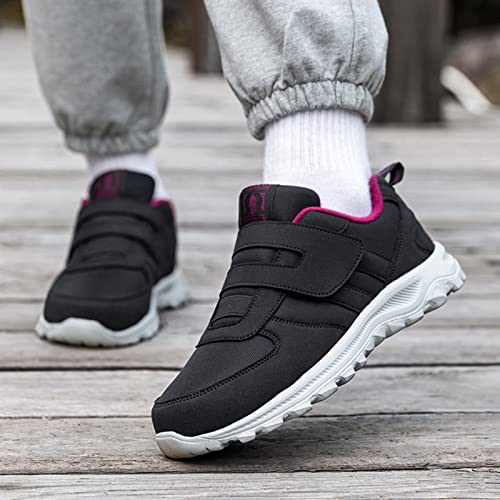 Womens Orthopedic Bowling Shoes Wide Width Slip on Walking Shoes Comfortable Mesh Lightweight Breathable Cushion Sneakers Arch Support3