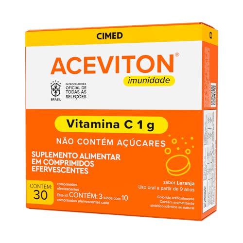 Aceviton Imunidade Vitamina C com 30 Comprimidos Efervescentes
