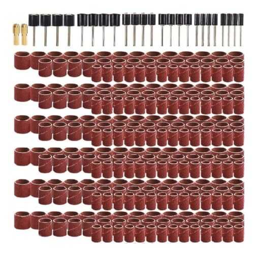 Image of 458 Pcs Sanding Bands Aluminium Oxide Grinding Sand Ring Set