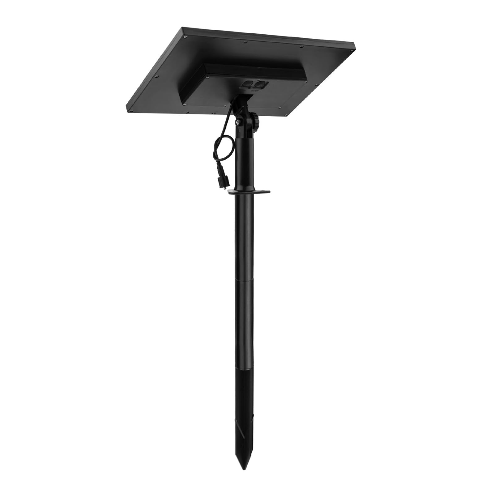 Matybobe Bomba de Agua Solar con Luz de Color de 5 LED 7 Piezas Kit de la Boquilla de la Boquilla Bomba Solar de la Fuente Solar 170L/H