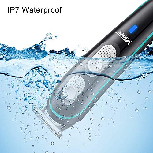 VGR Store VGR Professional Rechargeable Beard Trimmer Kit with Guide - Image 3