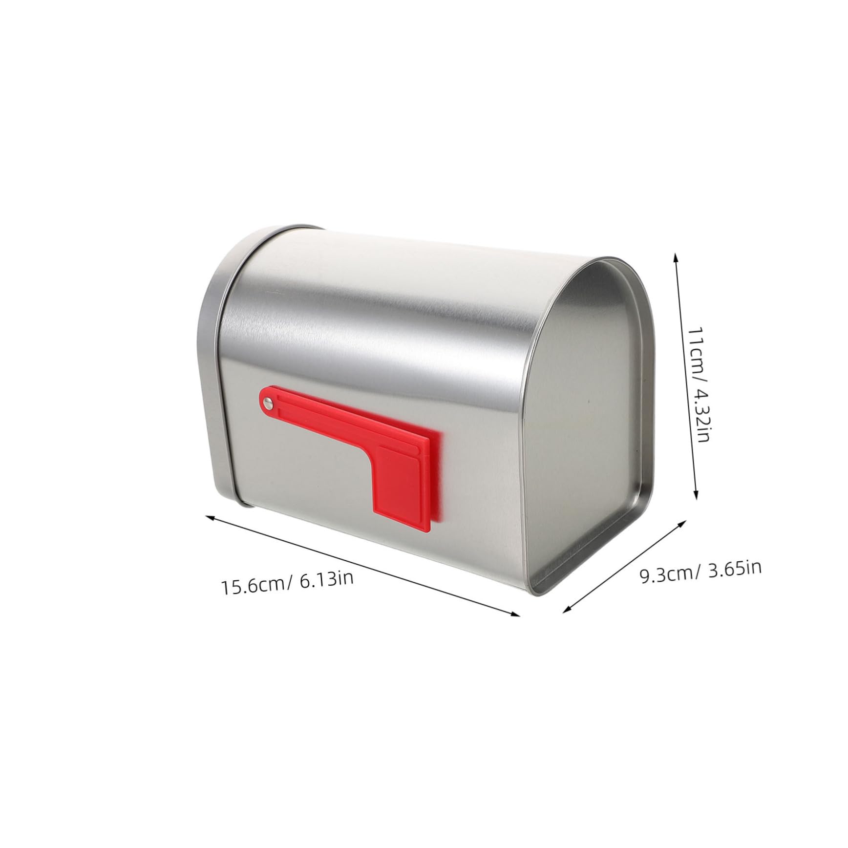 Ciieeo 3 scatole di a forma di cassetta postale di Natale, contenitori per caramelle, per feste di Natale e regali decorativi per le festività