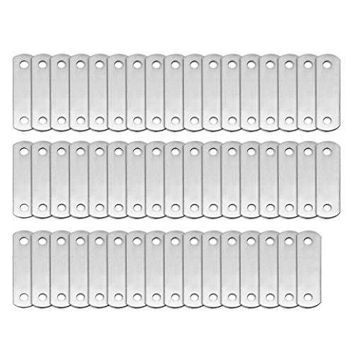 uxcell - Soporte de esquina para placa de reparación (fijación plana)