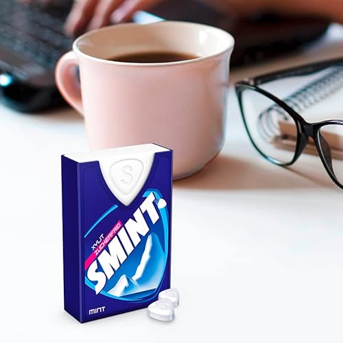Smint Mint, 12 Dispenser mit je 40 Minz-Pastillen, zuckerfreie Mints mit Xylit für über 2 Stunden frischen Atem (12 x 40 Stück)