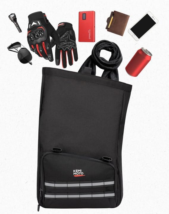 Bolsa lateral plegable impermeable para moto 16L miniatura 7