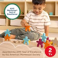 Fisher-Price Wood Montessori Stacking Shapes Learning Activity — image 2
