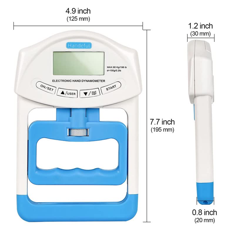 Amazon | デジタル握力計 高精度 ハンドグリップ 体力測定器 幅