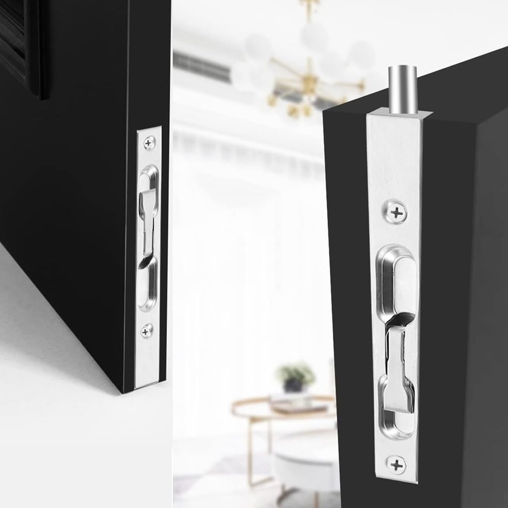 Serplex Stainless Steel Flush Bolts - Secure Your Doors -6 Serplex Stainless Steel Flush Bolts - Secure Your Doors -6