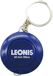 LEONIS 多機能インチセンチメジャー (キーリング付き) 150cm/60inch ブルー［91044］