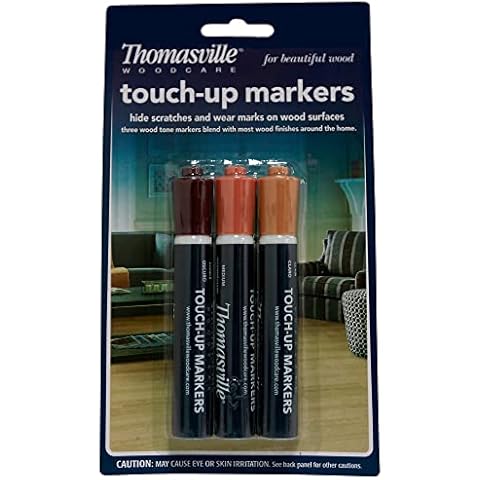 Thomasville Touch-Up Markers - Furniture Scratch Repair Pens, Brown, 3 Pack Cover