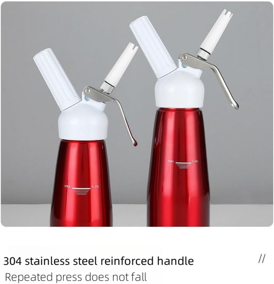 Multi-Purpose Cream Dispenser for Snow Cap Coffees, Bubble Tea, and More Easy Operation, Quality Materials, Leakproo (Yellow500ml)