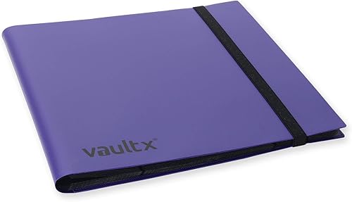 Miniatura 2 de Vault X Carpeta  Carpeta de 12 bolsillos para tarjetas coleccionables  Carpeta de bolsillo de carga lateral 480 para TCG (morado)
