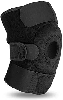 Joelheira Ortopédica De Compressão Ajustável Proteção Profissional Para Lesões, Contusões, Alívio Das Dores E Articulação Elástica E Estabilizadora Tensora Para Exercício Basquete Futebol Corrida Dança Ginástica Esportes PREMIUM
