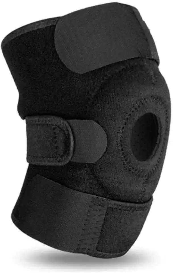 Joelheira Ortopédica De Compressão Ajustável Proteção Profissional Para Lesões, Contusões, Alívio Das Dores E Articulação Elástica E Estabilizadora Tensora Para Exercício Basquete Futebol Corrida Dança Ginástica Esportes PREMIUM