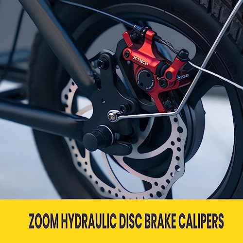 image for Hycline Zoom Hydraulic Disc Brake Calipers: HB-100 MTB Bike Brake Cali