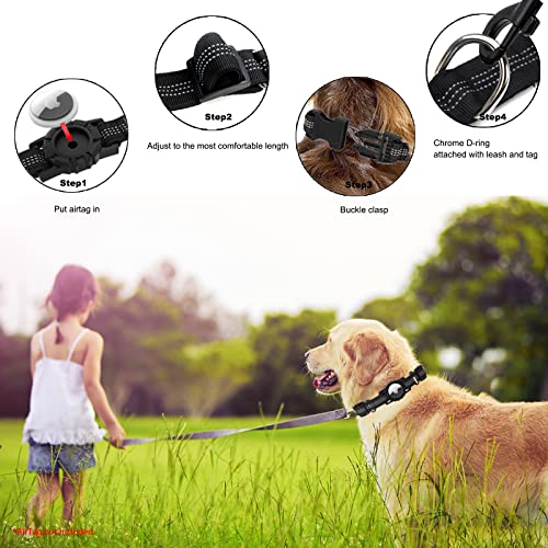 Airtag Dog Collar, Apple Air Tag Dog Collar, Heavy Duty Dog Collar with Airtag Holder Case, Adjustable Air Tag… - Image 7