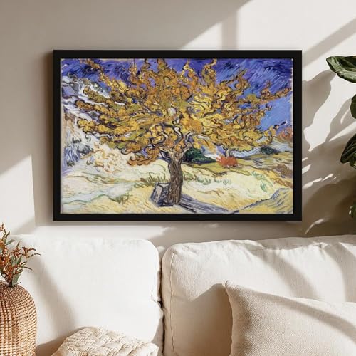 Toile Van Gogh The Mulberry Tree tableau imprimé cadre suspendre déco salon grand format - 7