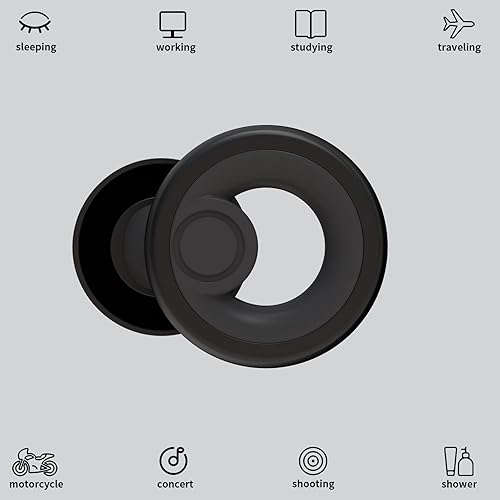 Miniatura 2 de Tapones para los oídos para cancelación de ruido Protección auditiva Tapones para los oídos para dormir, conciertos, trabajo, estudio, 8 tamaños de